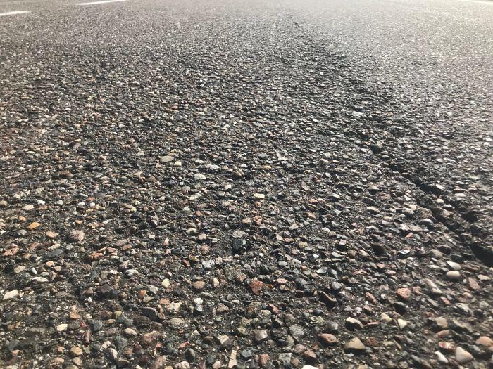 Schrale Oppervlakte Asfalt