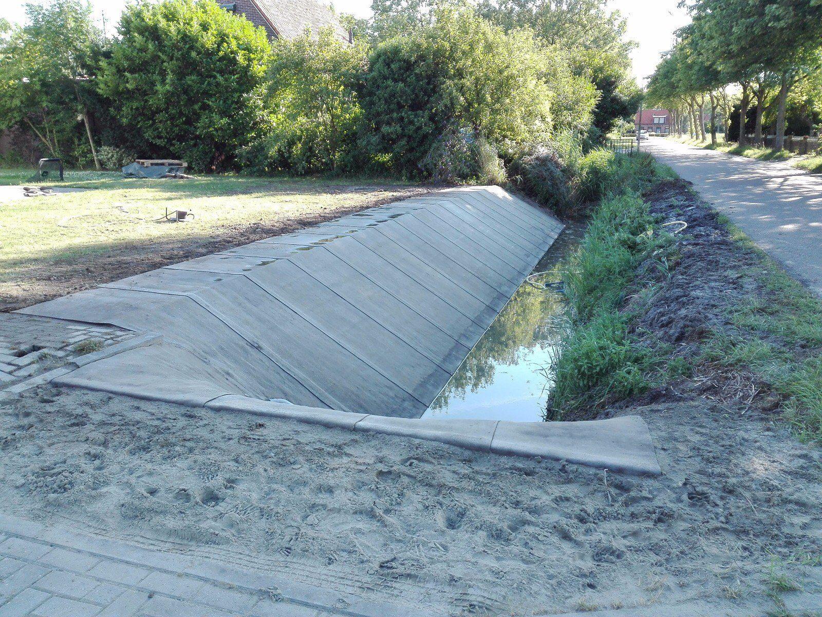 prefab betonelementen: betondoek
