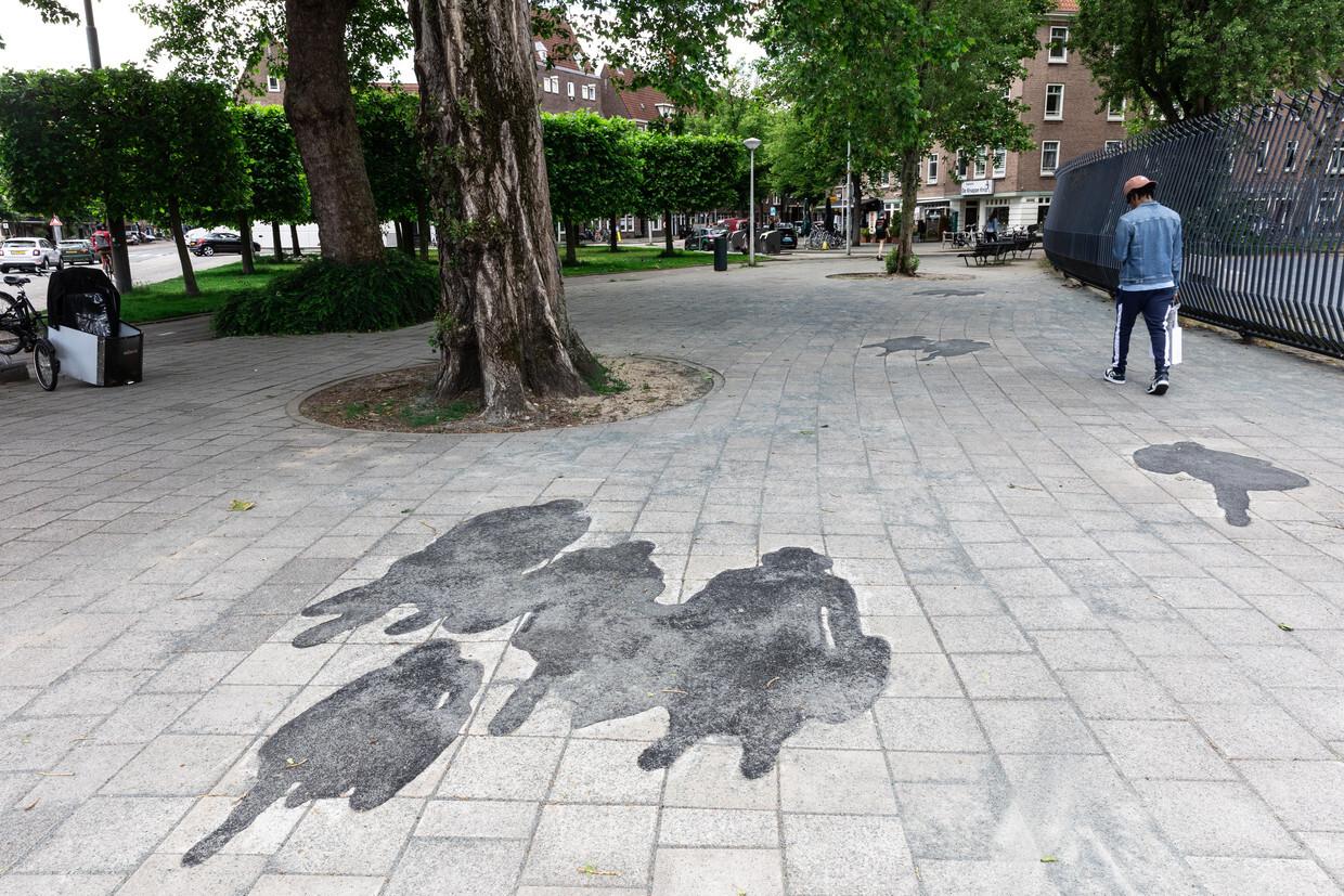 Gedenkteken Olympiaplein in Amsterdam